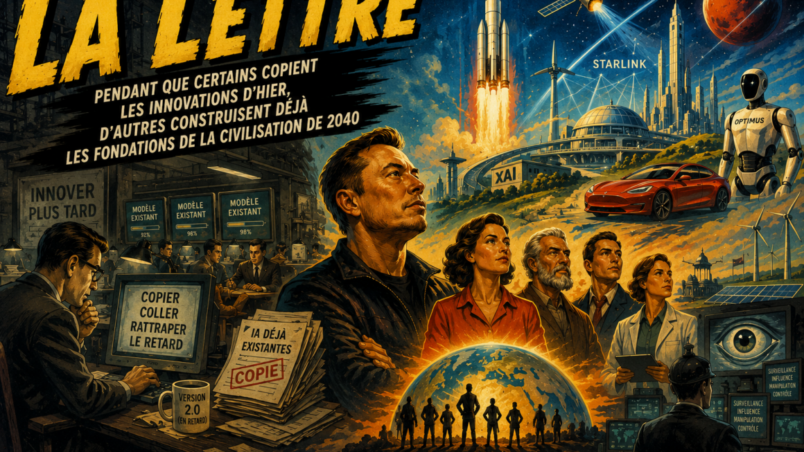 Pendant que certains copient les innovations d’hier, d’autres construisent déjà les fondations de la civilisation de 2040.