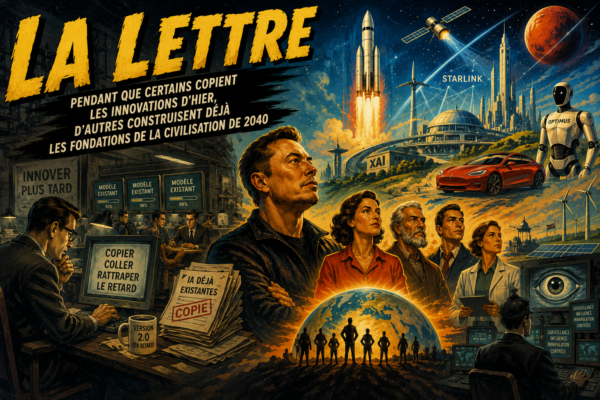 Pendant que certains copient les innovations d’hier, d’autres construisent déjà les fondations de la civilisation de 2040.
