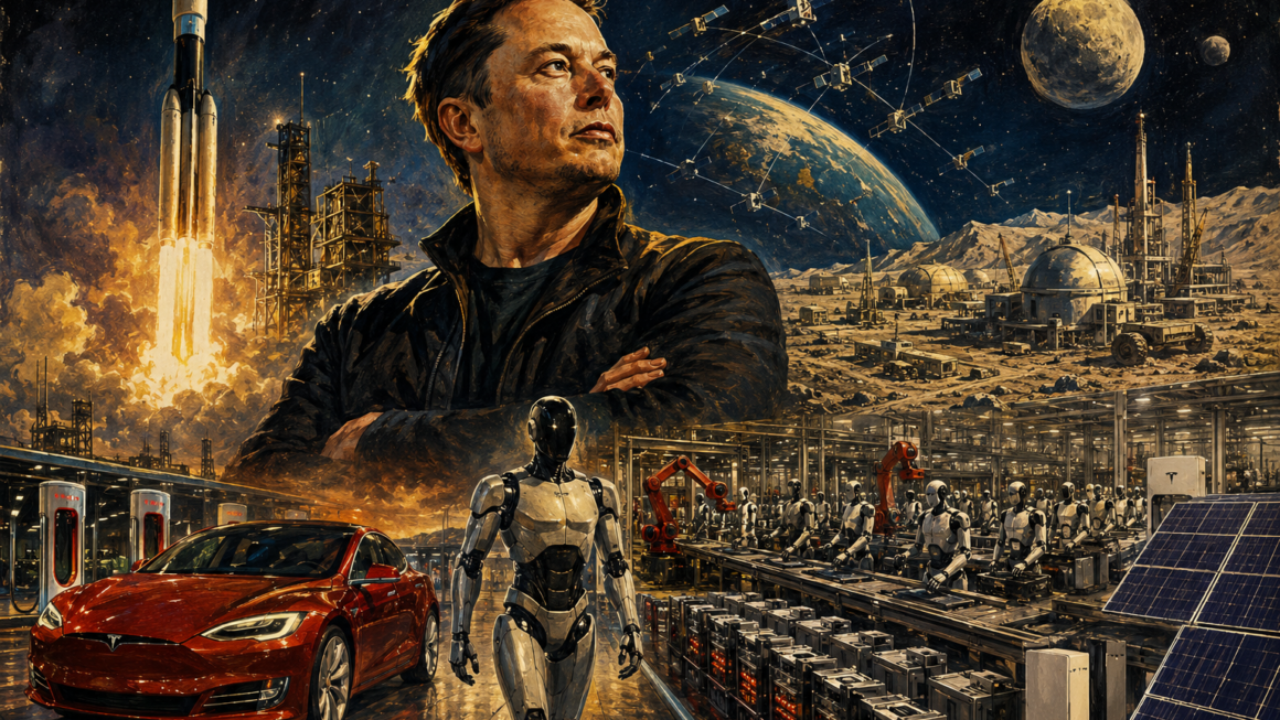 Quels sont les plans globaux d’Elon Musk et quels sont les moyens développés pour y arriver ?