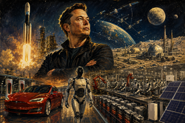 Quels sont les plans globaux d’Elon Musk et quels sont les moyens développés pour y arriver ?