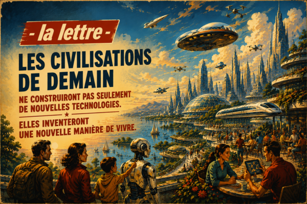 Les civilisations de demain ne construiront pas seulement de nouvelles technologies. Elles inventeront une nouvelle manière de vivre.