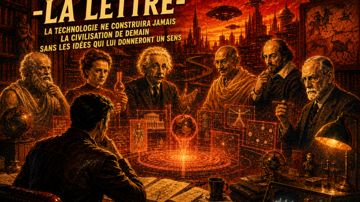 La technologie ne construira jamais la civilisation de demain sans les idées qui lui donneront un sens