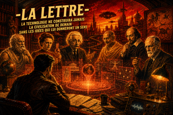 La technologie ne construira jamais la civilisation de demain sans les idées qui lui donneront un sens