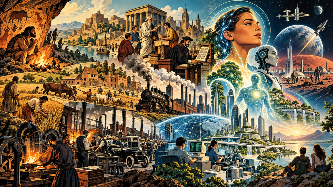 Et maintenant pourquoi ne pas envisager une sixième révolution industrielle ? Oui, mais avant cela, une grande leçon d’histoire s’impose…