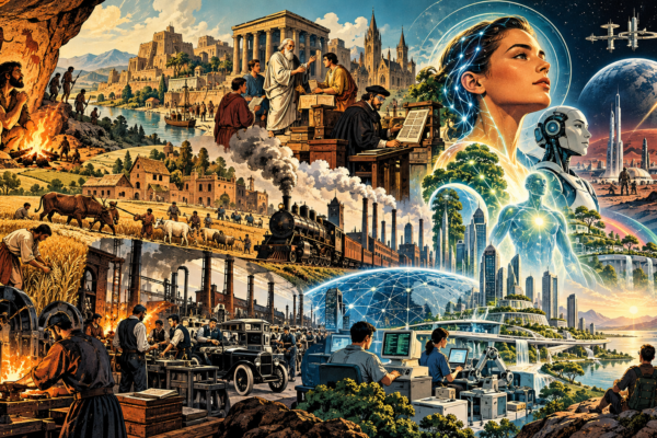 Et maintenant pourquoi ne pas envisager une sixième révolution industrielle ? Oui, mais avant cela, une grande leçon d’histoire s’impose…